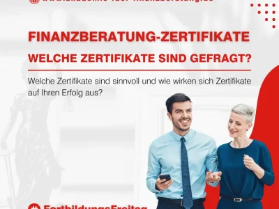 Die wichtigsten Zertifikate für Finanzberater, um in der Finanz- und Immobilienbranche erfolgreich zu sein. Welche Qualifikationen gefragt sind und anerkannt?